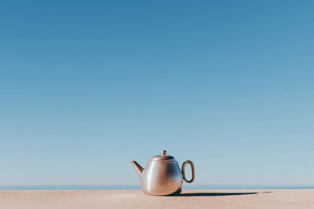 Tea pot teapot sky refreshment.