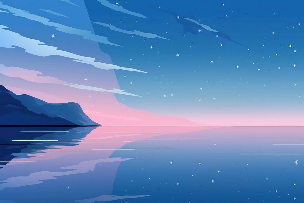 Shooting star landscape backgrounds mountain.