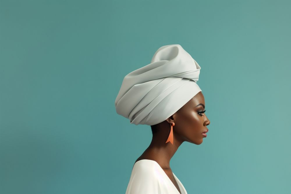 African woman in wedding photography turban adult.