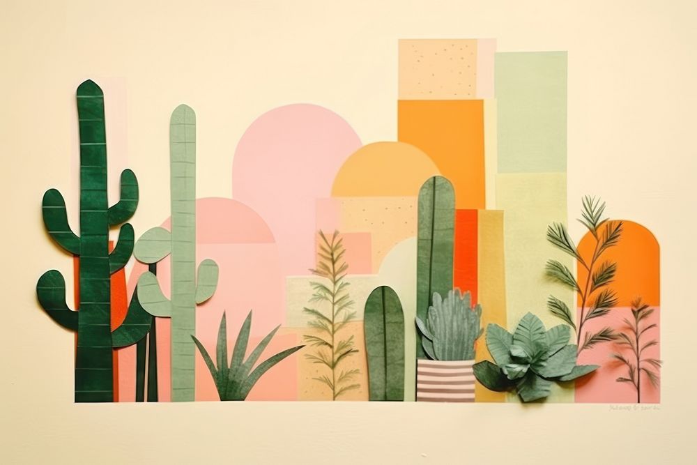 Cactus art plant creativity.