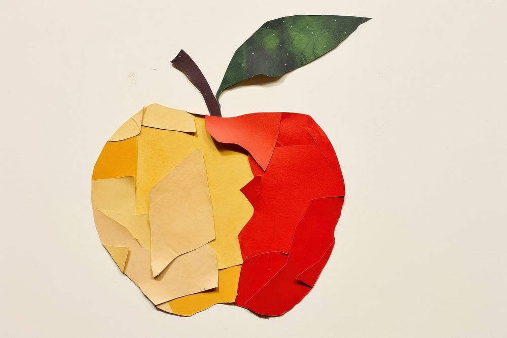 Apple art plant paper.