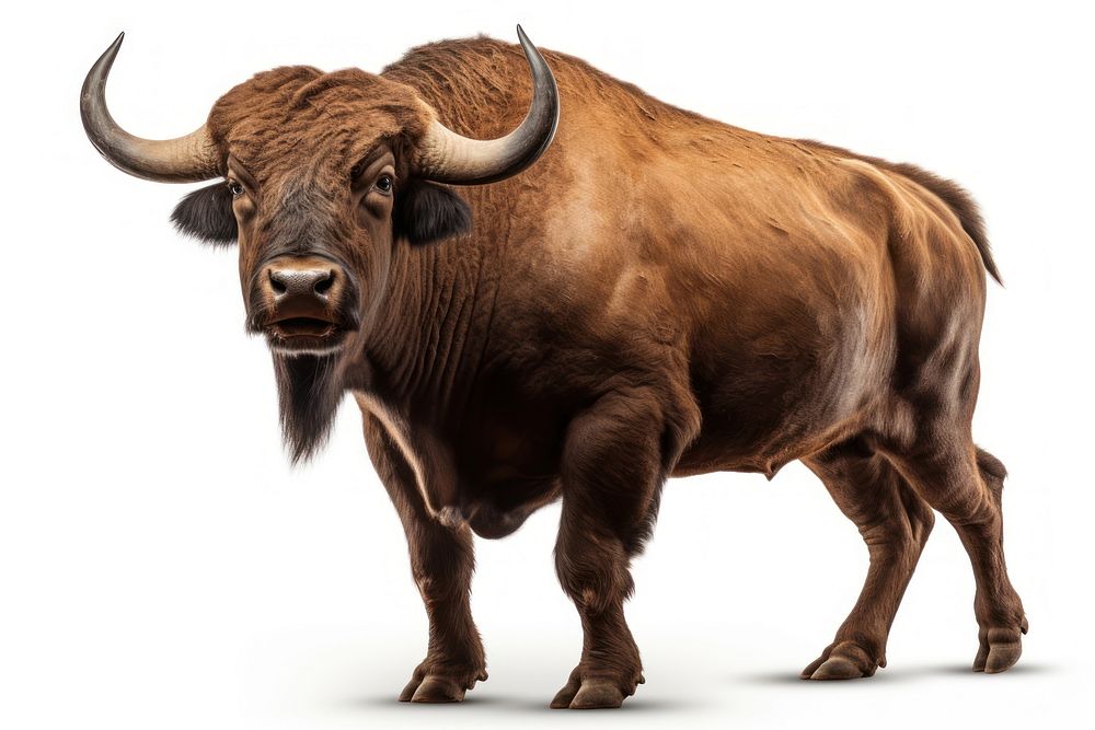 Bull wildlife livestock buffalo.