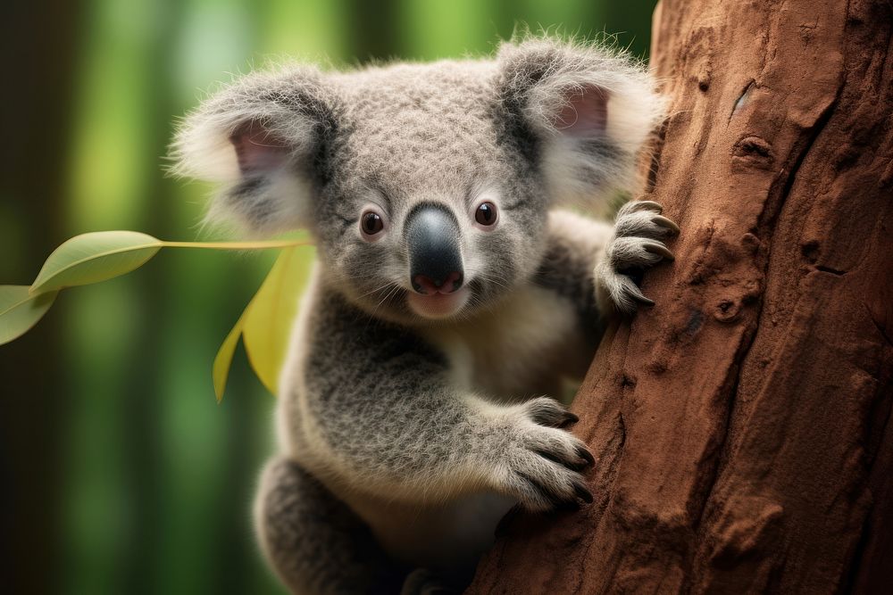 Koala wildlife animal mammal.