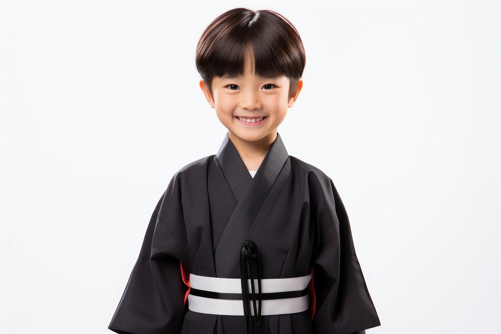 Japan kid barber Costume costume robe happiness.