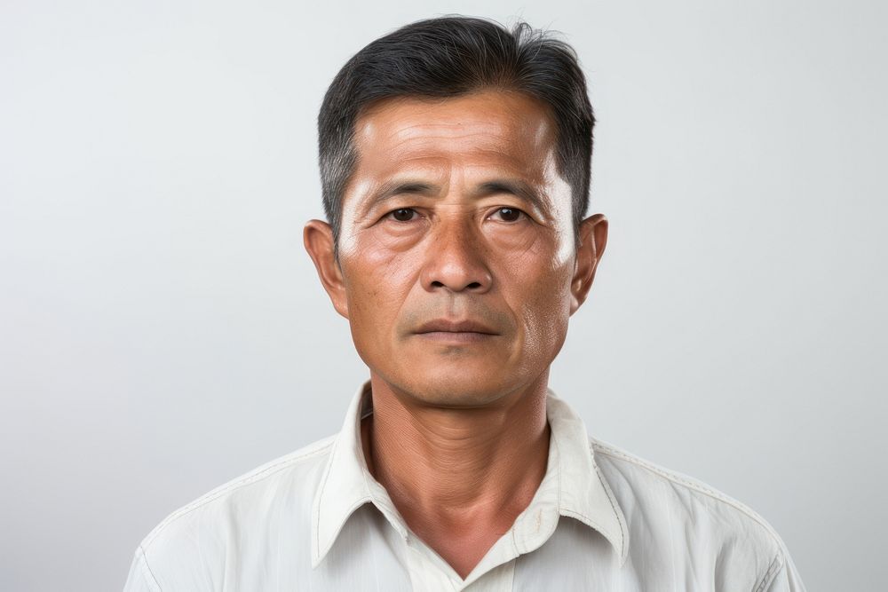 Thai person portrait adult photo.
