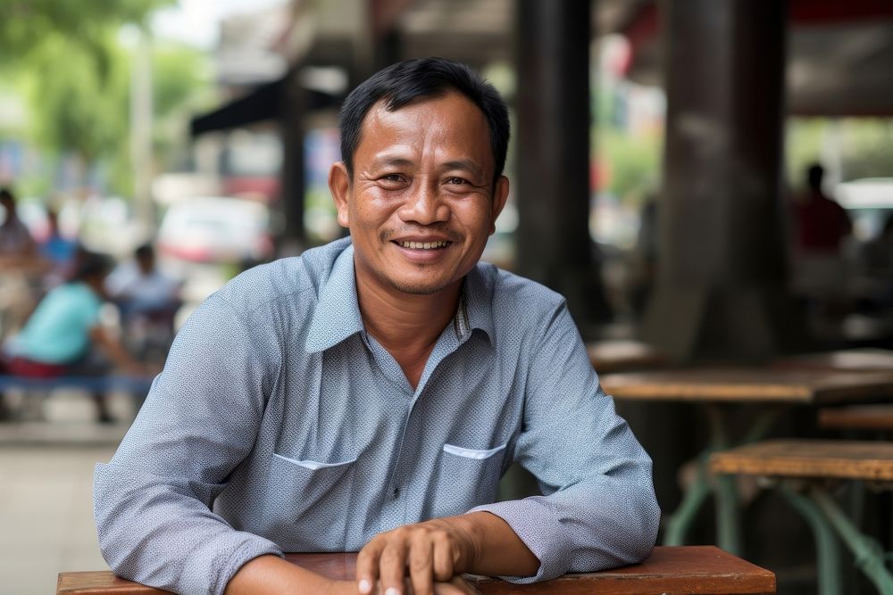 Laos smile portrait person.