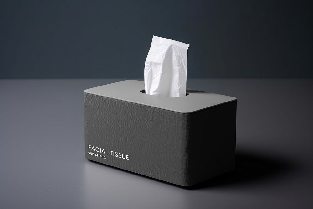 Tissue box mockup psd