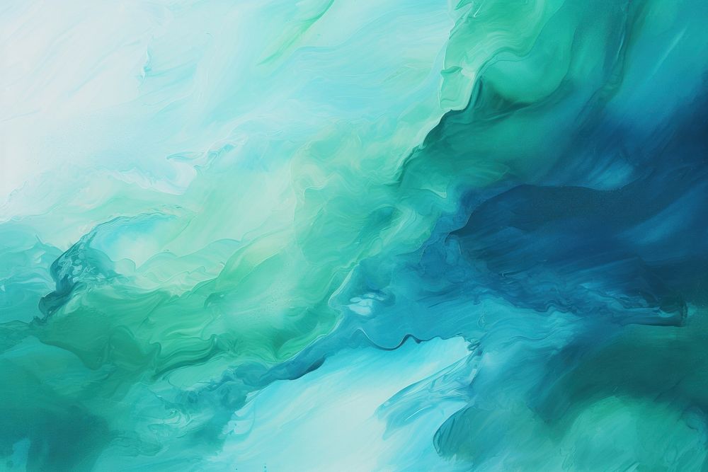  Background with blue and green hues backgrounds turquoise painting. AI generated Image by rawpixel.