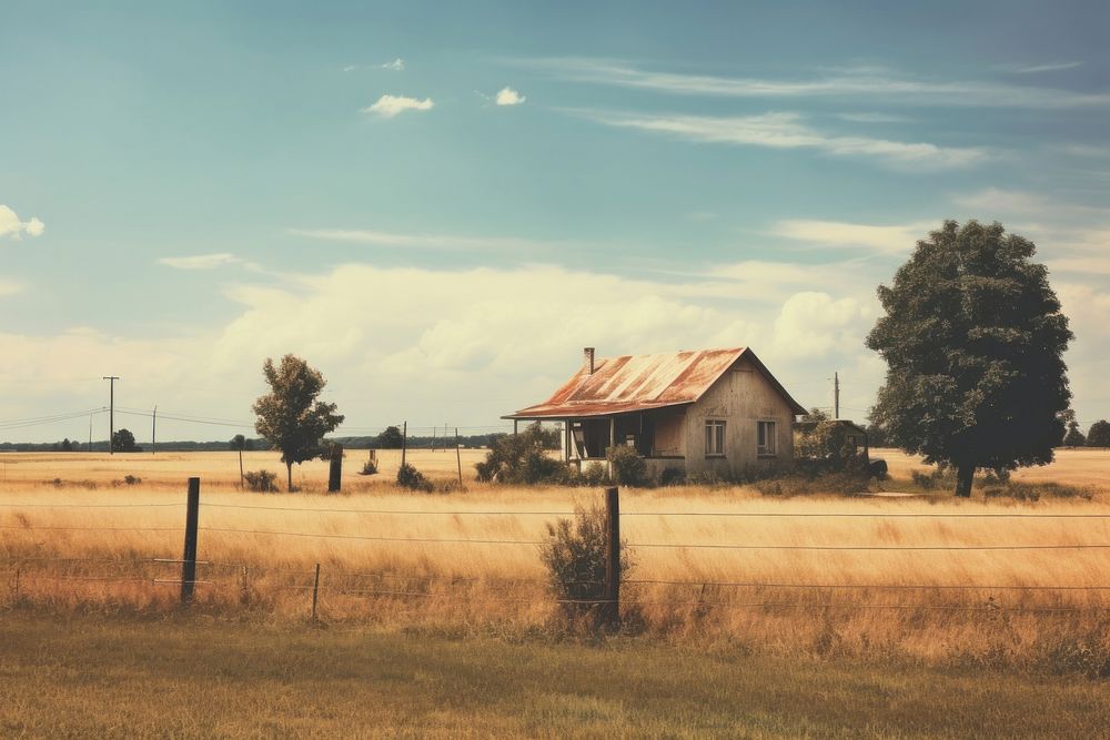 Countryside vibe architecture building outdoors. AI generated Image by rawpixel.