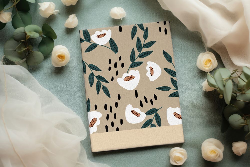 Floral book cover