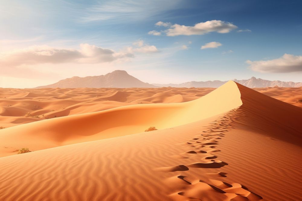 Sahara Desert desert outdoors horizon.