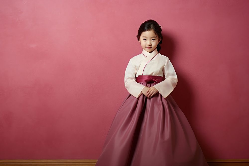 Hanbok Harmony fashion dress child.