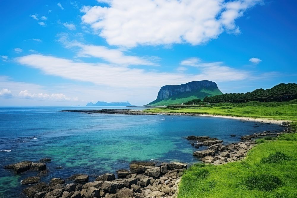 Jeju Island landscape outdoors nature.