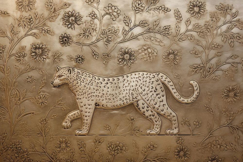 Toile wallpaper Leopard leopard animal mammal.