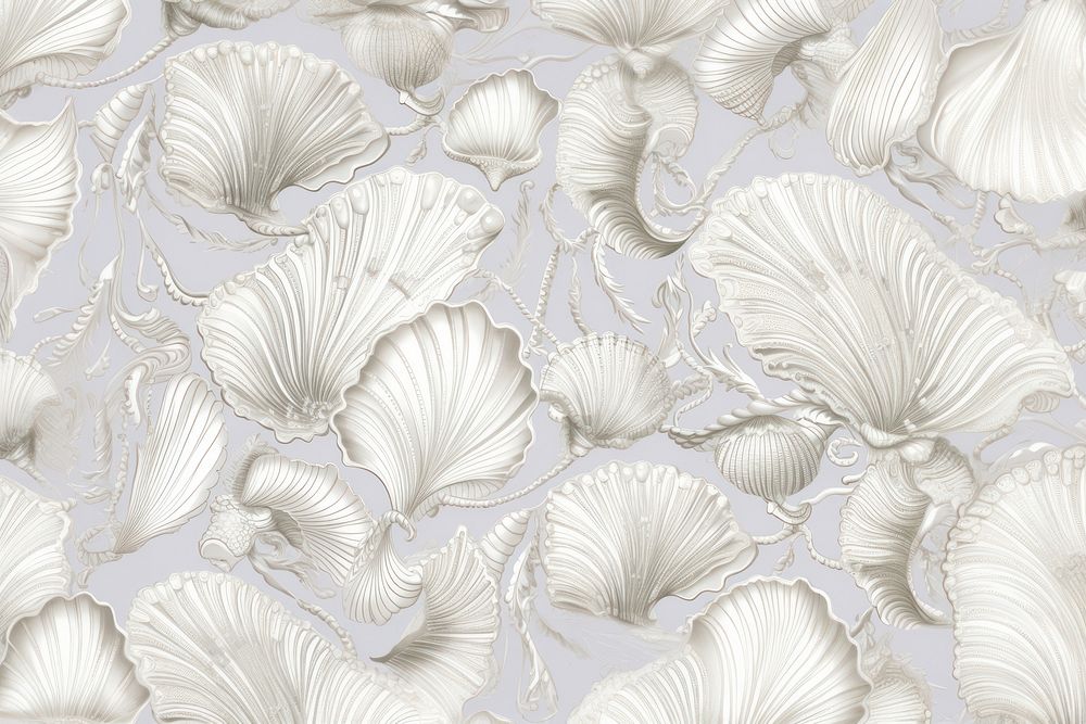 Toile wallpaper shell pattern invertebrate backgrounds.