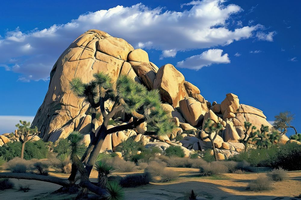 Joshua Tree landscape tree wilderness. | Free Photo - rawpixel