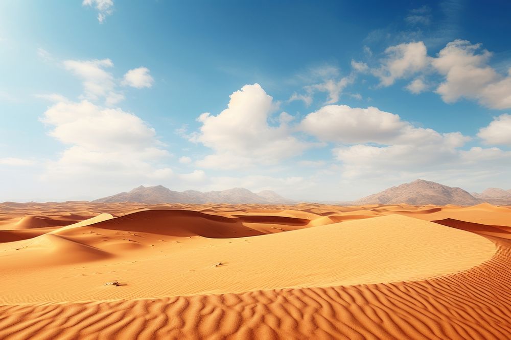 Sahara Desert desert landscape outdoors.