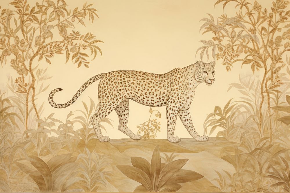 Toile wallpaper Leopard leopard wildlife cheetah.