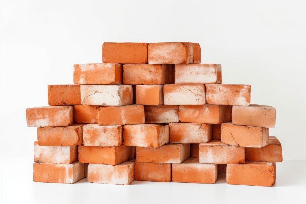 Whitewashed brick wall backgrounds repetition bricklayer.