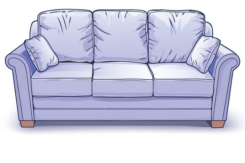 Sofa furniture comfortable relaxation.