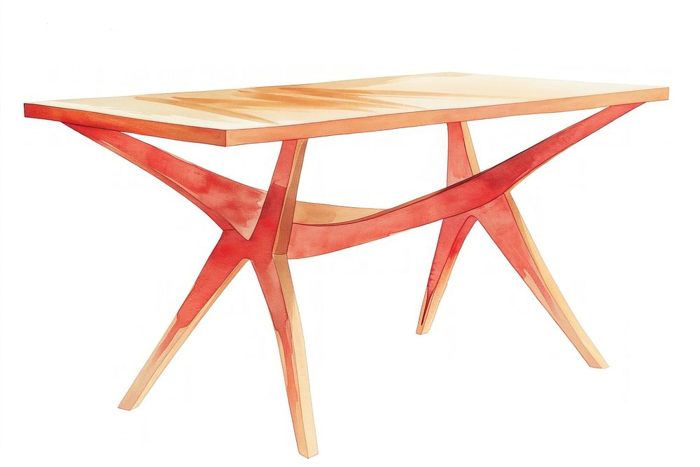 Modern table furniture desk wood.