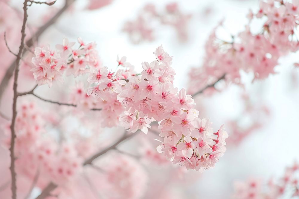 Cherry Tree backgrounds outdoors blossom.