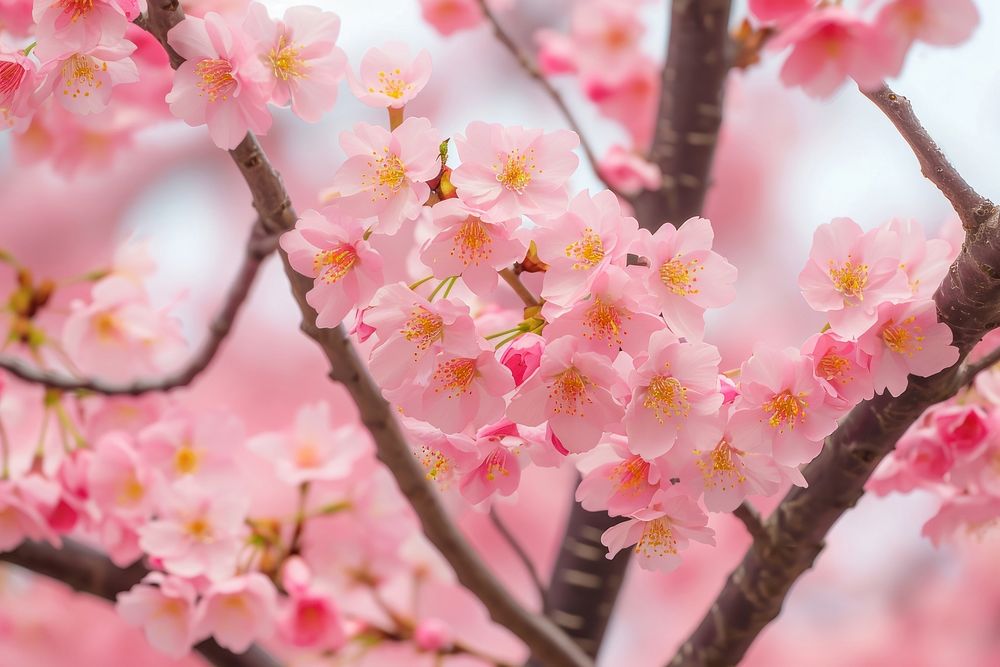 Cherry Tree backgrounds outdoors blossom.