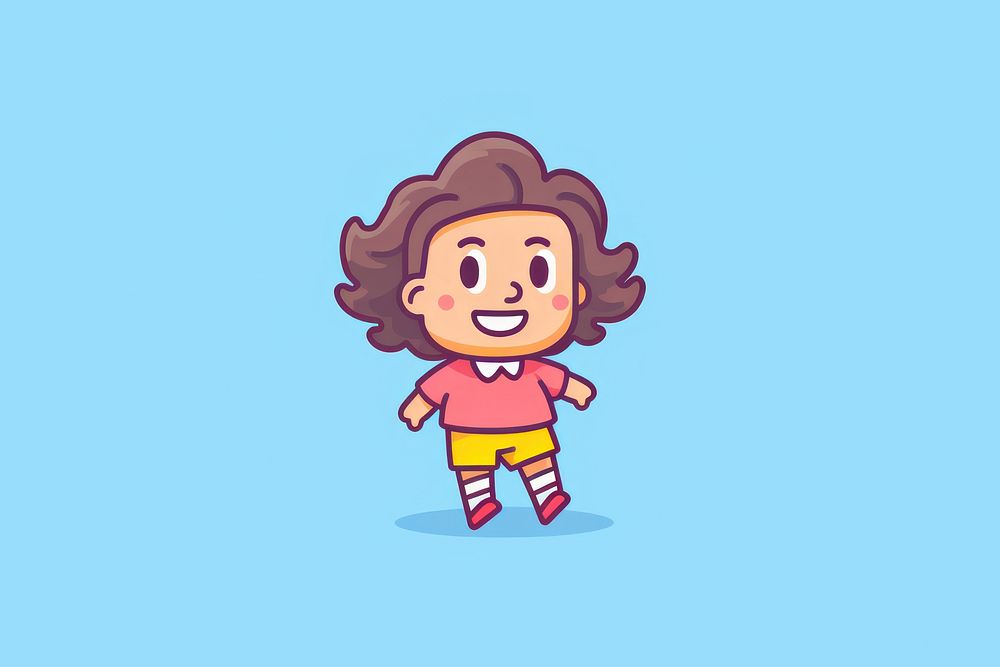 Cartoon creativity happiness cheerful. AI generated Image by rawpixel.