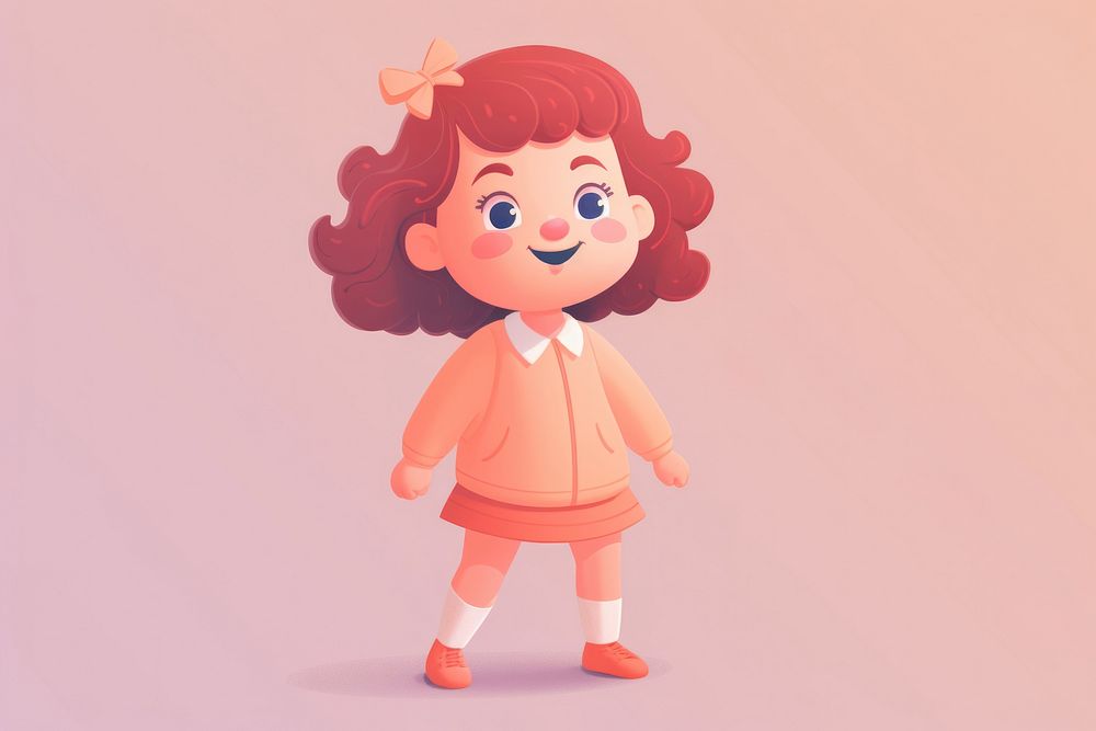 Cartoon cute doll toy. AI generated Image by rawpixel.