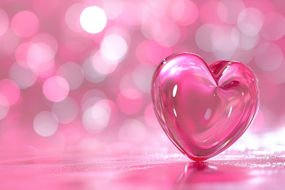 Shape heart on pink background backgrounds love illuminated.