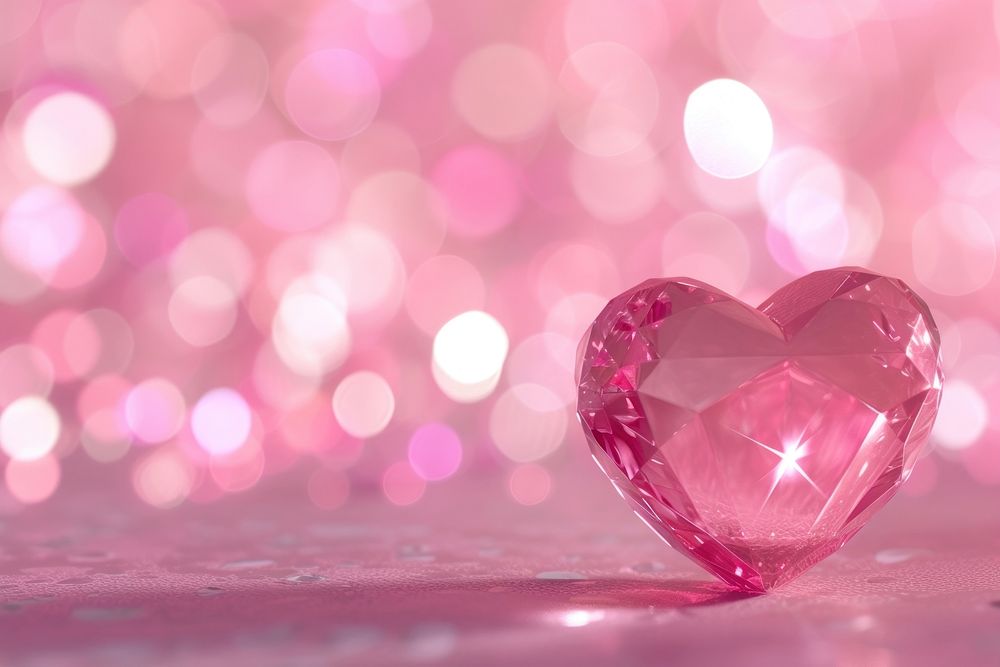 Shape heart on pink background backgrounds jewelry love.