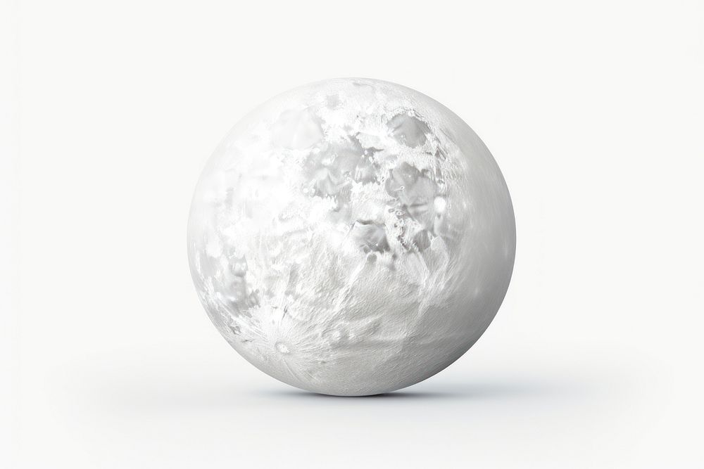 Full moon sphere white space.