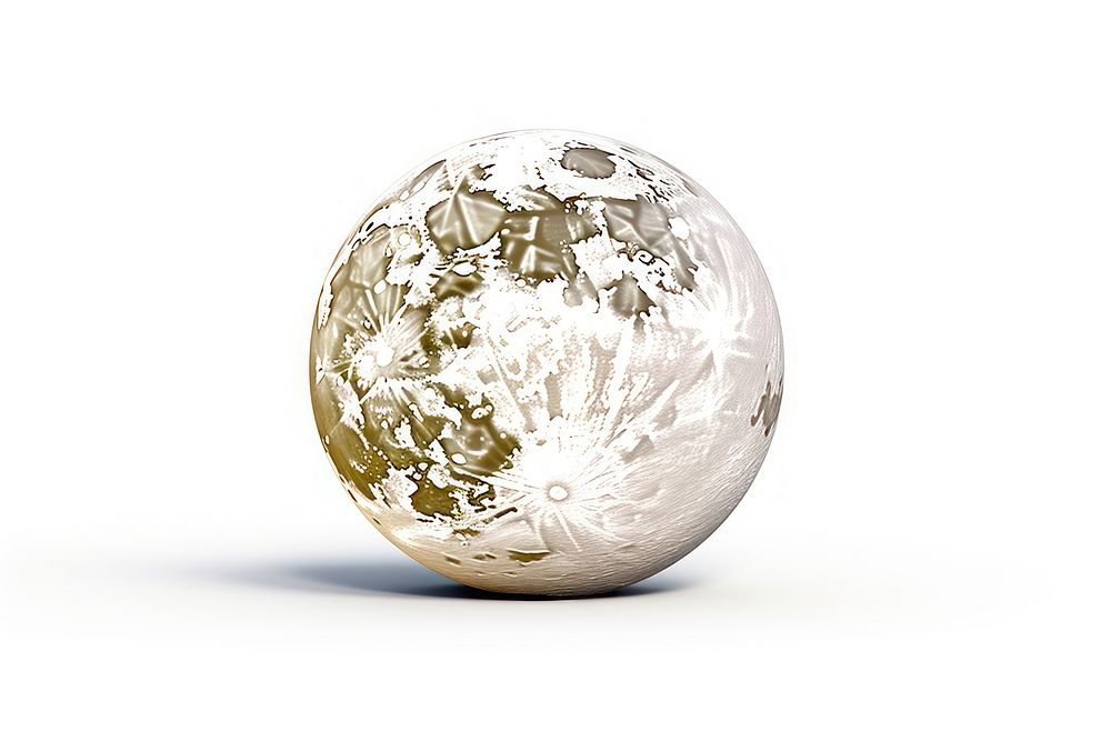 Full moon sphere planet globe.