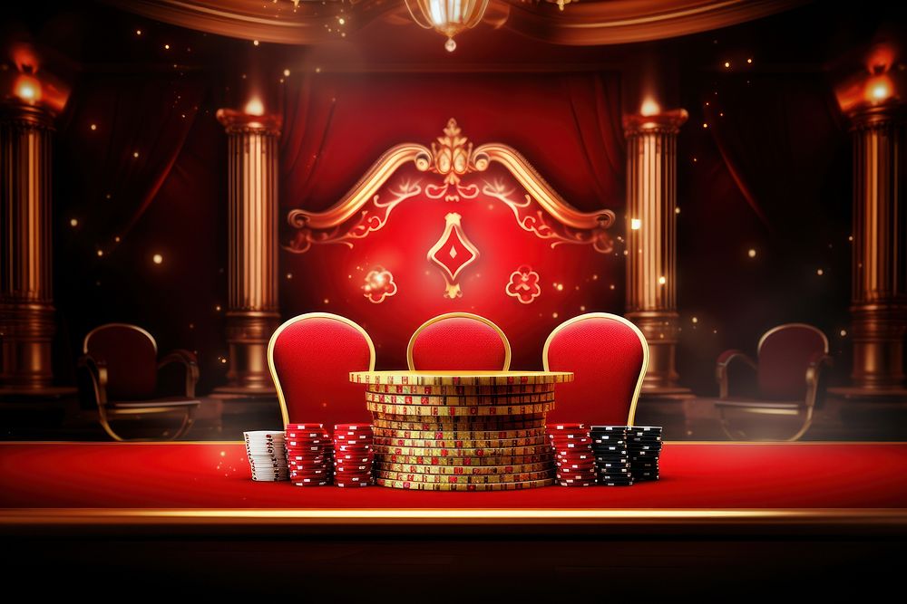 Poker furniture gambling luxury.