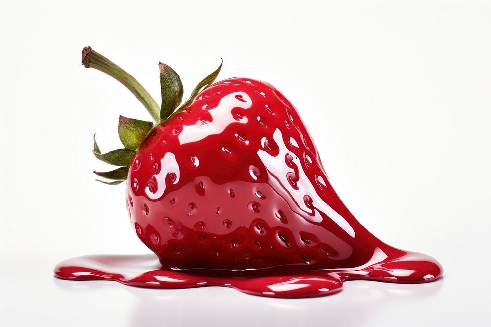 3d render of strawberry fruit plant food.