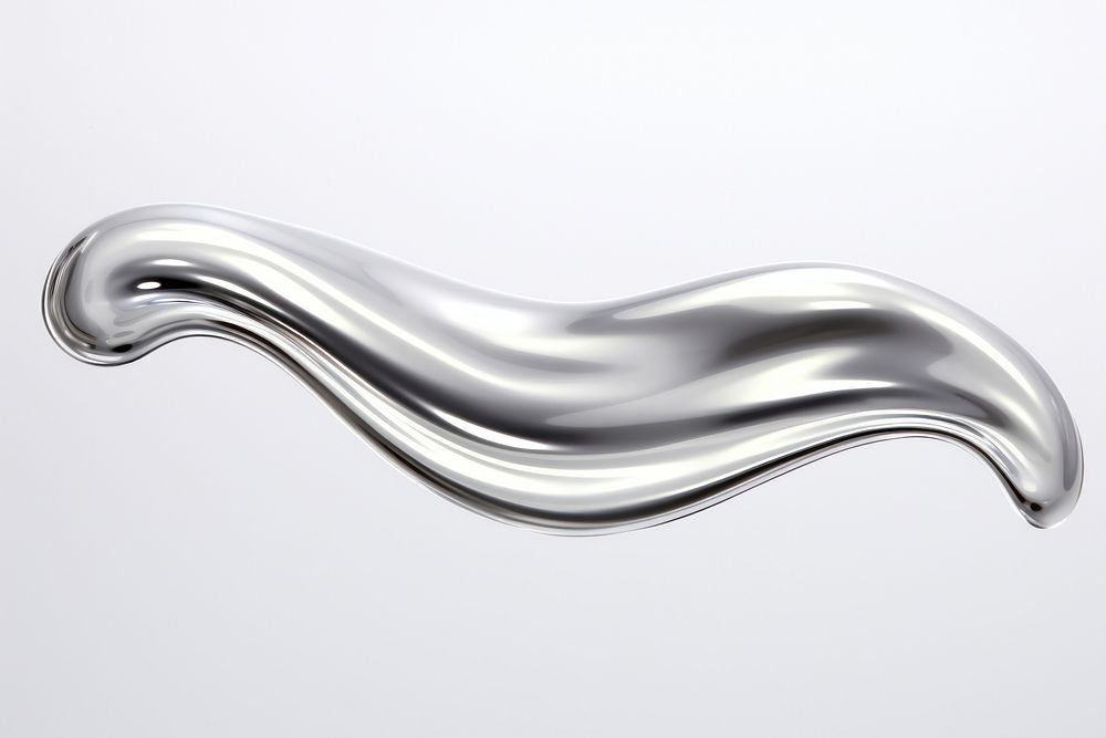 3d render of waterdrop metal simplicity abstract.