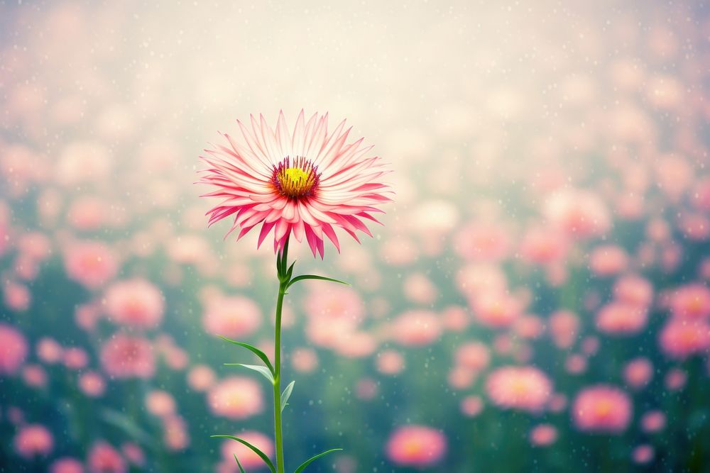 1 pink daisy wallpaper outdoors blossom flower.