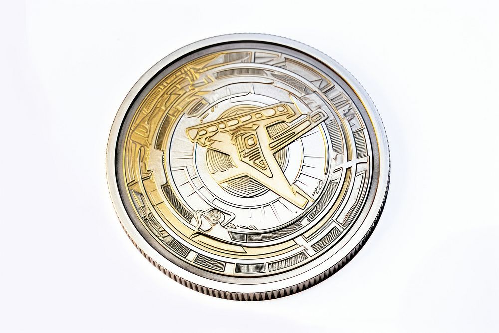 Coin finance money wheel.