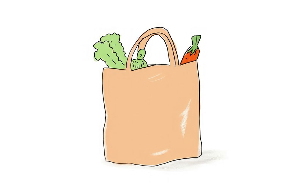 Grocery bag handbag consumerism accessories.
