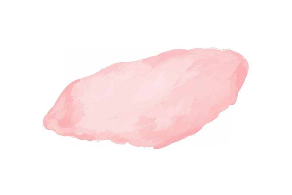 Raw chicken drawing petal confectionery.