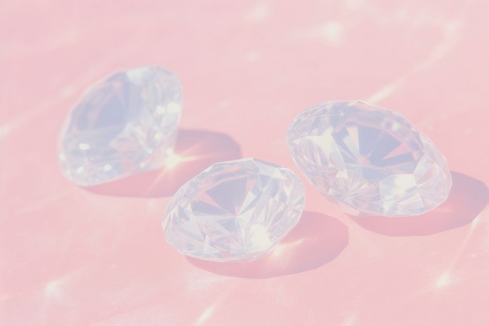 Diamonds sink gemstone jewelry backgrounds.