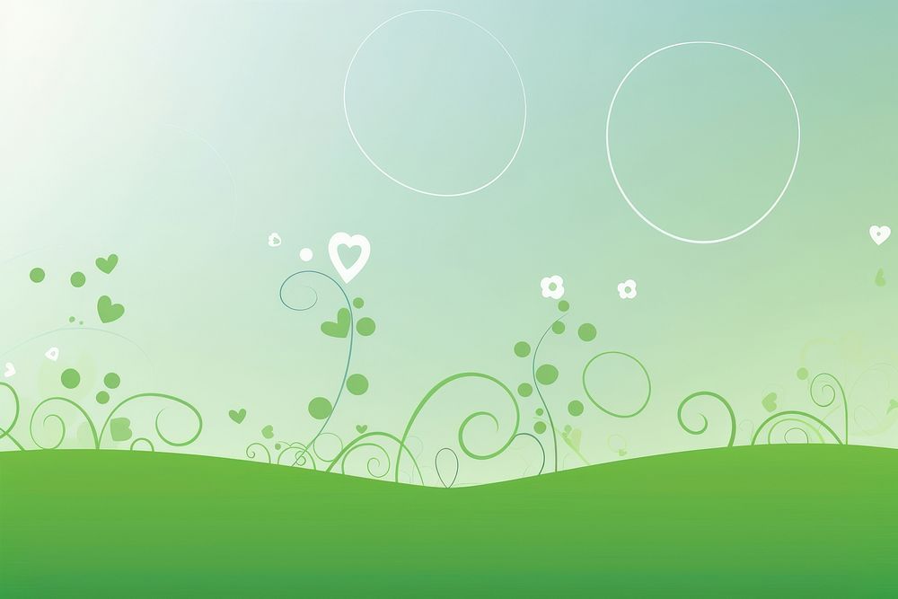 Cute wallpaper green theme abstract outdoors pattern backgrounds.