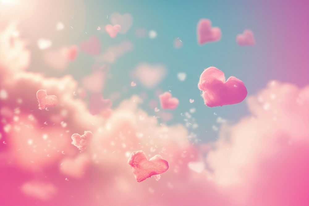 Heart gradient background backgrounds abstract outdoors.
