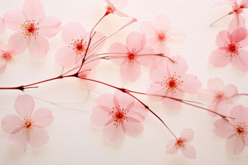 Real pressed cherry blossom flowers | Premium Photo - rawpixel