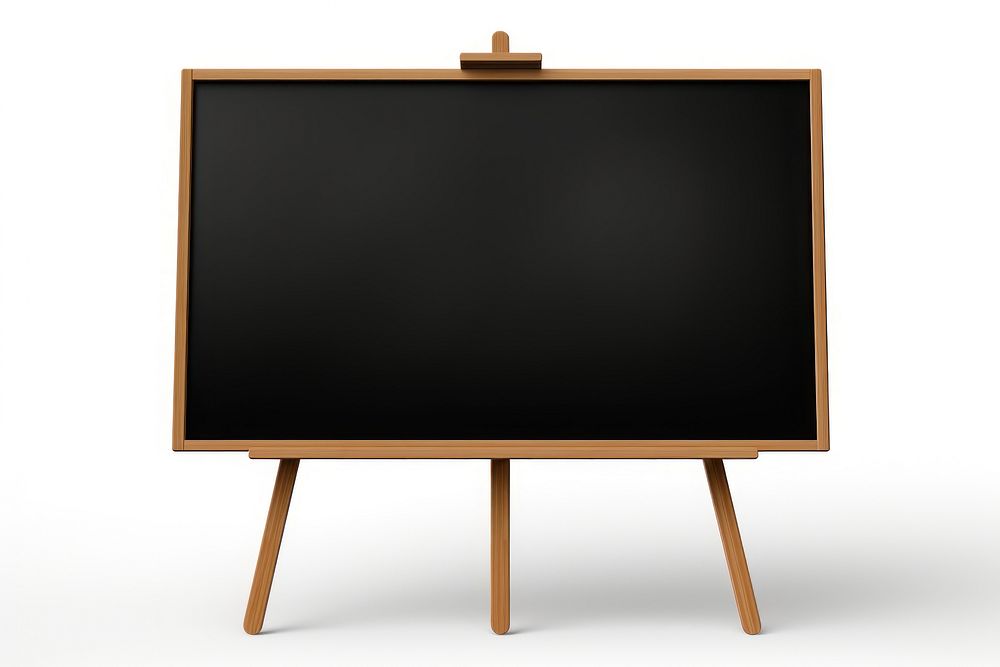 Background blackboard television technology.