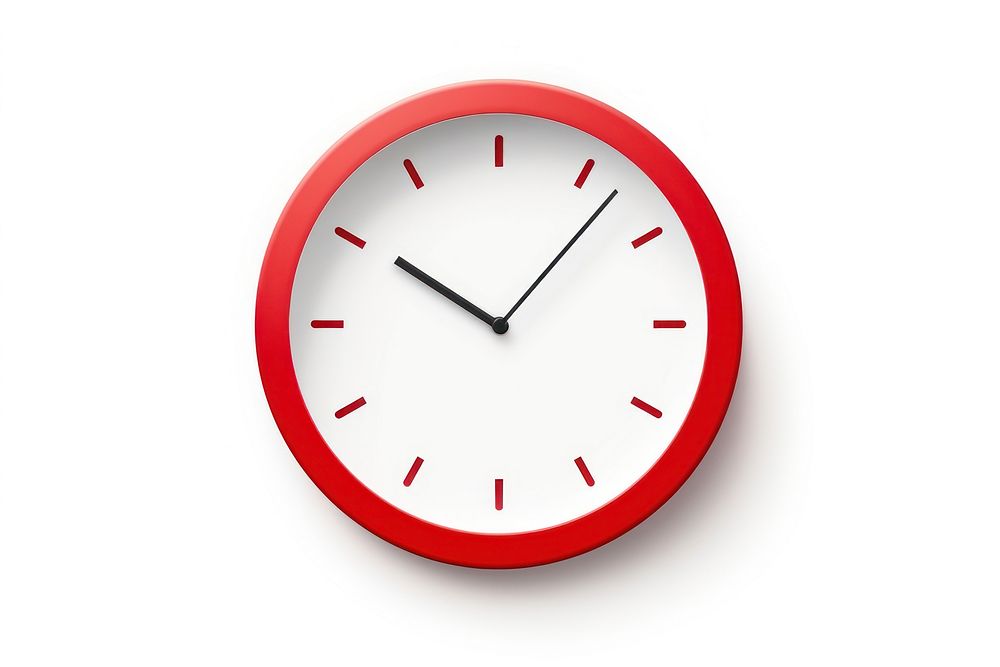 Countdown clock white background deadline accuracy.