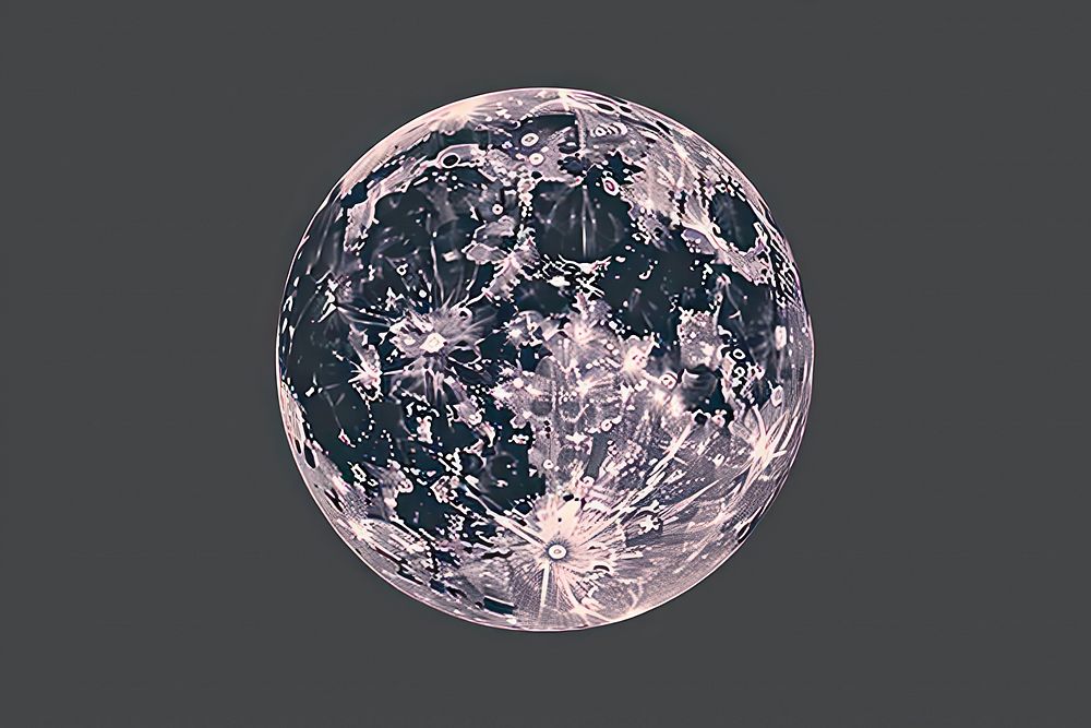 Full moon astronomy sphere space.