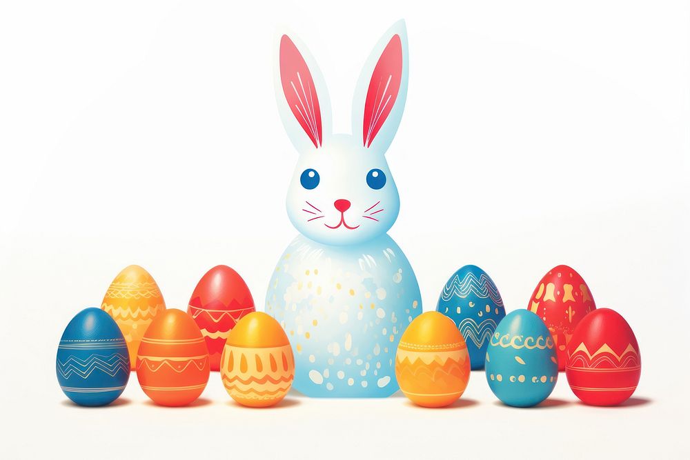 Easter eggs representation celebration decoration.