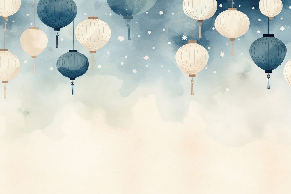 Chinese art style lantern backgrounds balloon pattern.
