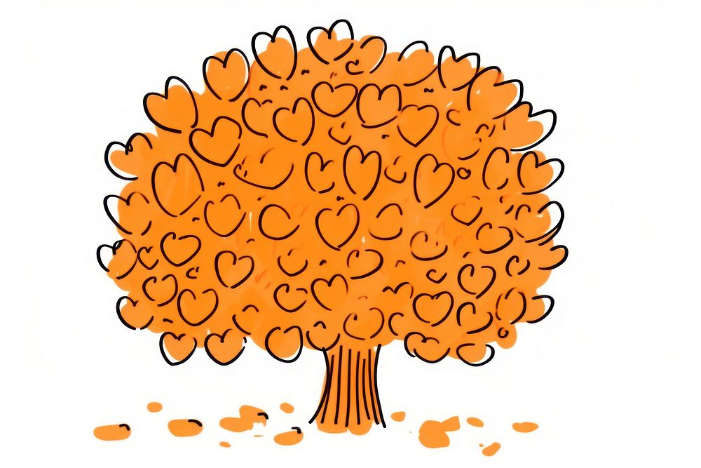Fall tree cartoon plant creativity.